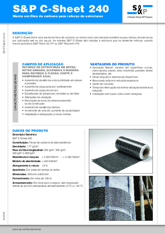 Ficha Técnica S&P C-Sheet 240