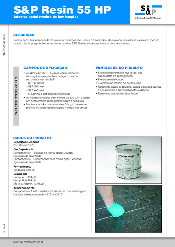 Ficha Técnica S&P Resin 55 HP