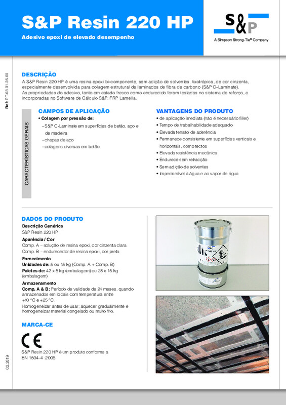Ficha Técnica S&P Resin 220 HP