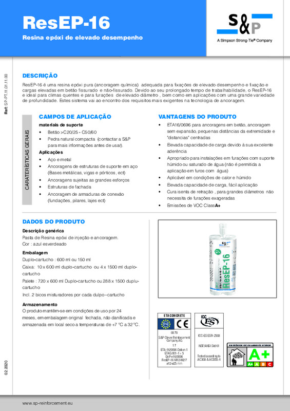 Ficha Técnica S&P ResEP-16