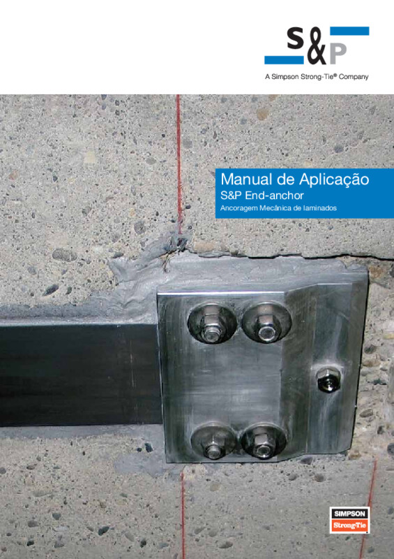 Instruções de instalação S&P C-Laminate (ancoragem mecânica)