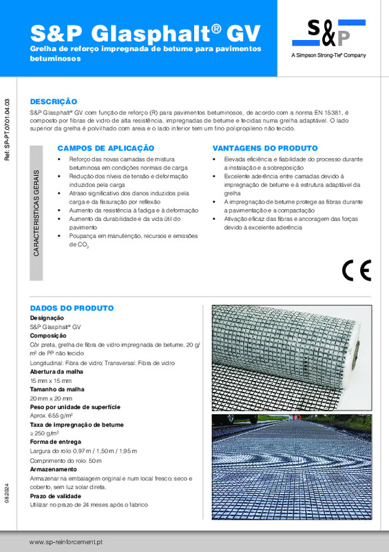 Ficha Técnica S&P Glasphalt® GV