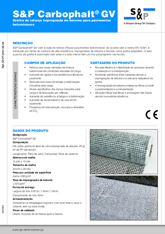 Ficha Técnica S&P Carbophalt® GV