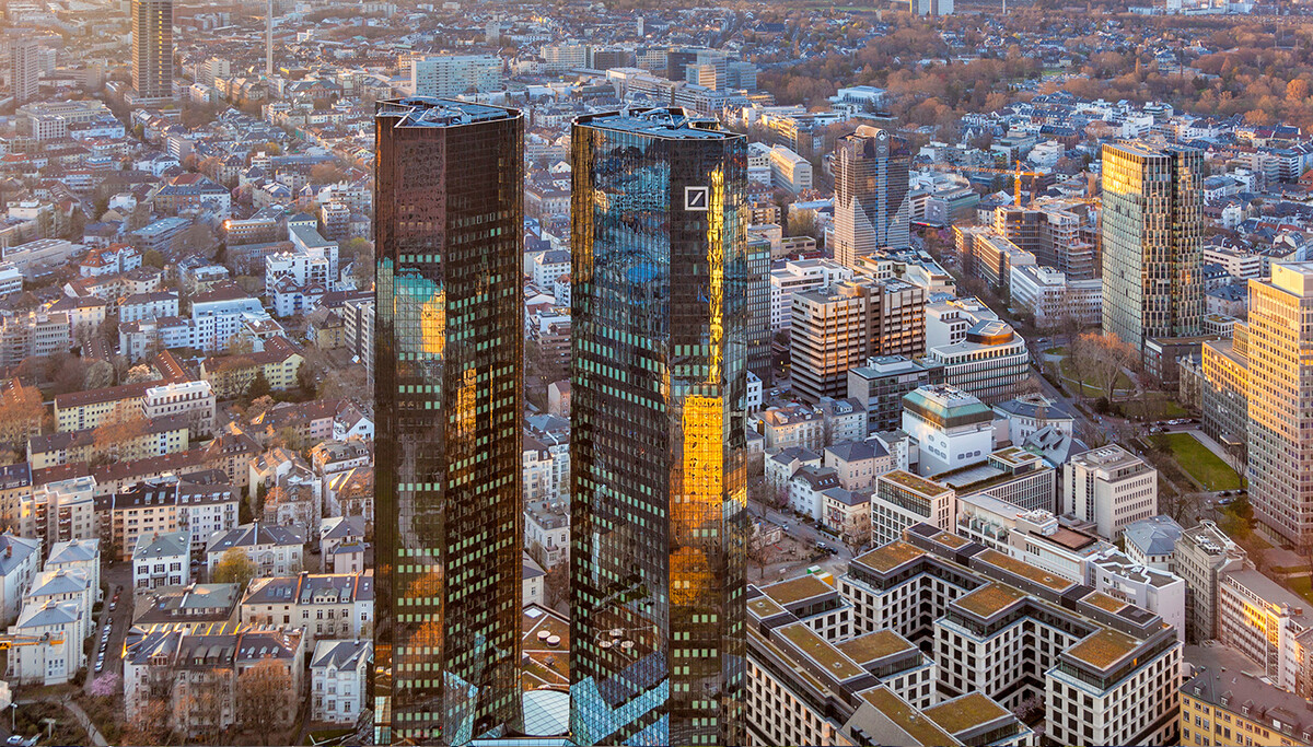 Edifício da Deutsche Bank AG, Frankfurt, Alemanha