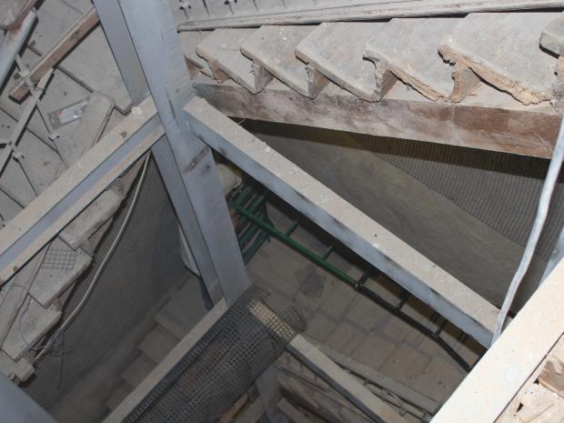 Aplicação  de ARMO-mesh® em fosso de escada e elevador