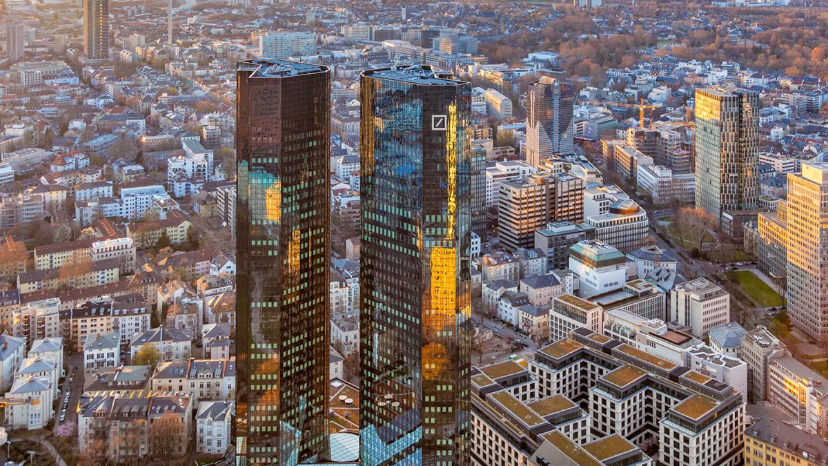 Edifício da Deutsche Bank AG, Frankfurt, Alemanha